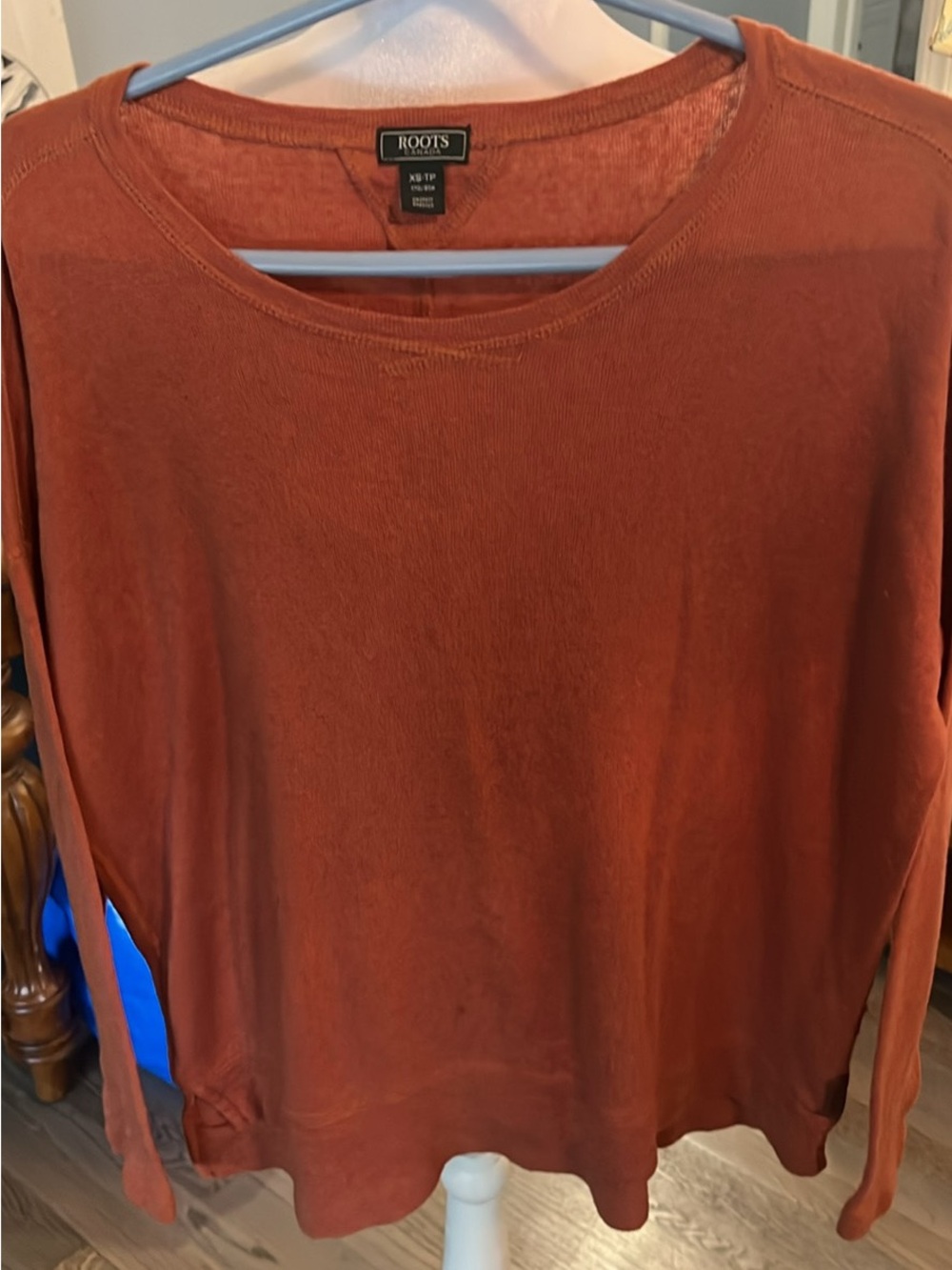 Roots Women's Long-Sleeve Crewneck Top - Rust